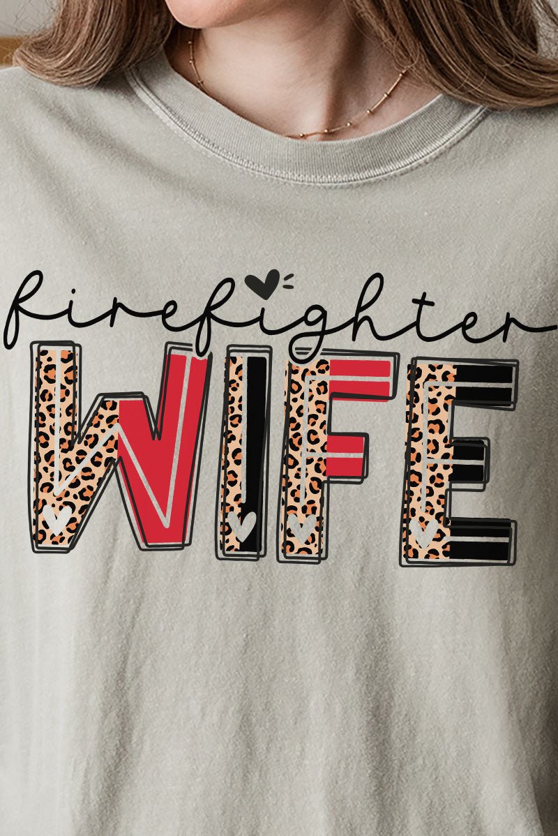 Comfort Colors Adult Ring-Spun Cotton Tee for Firefighter Wives