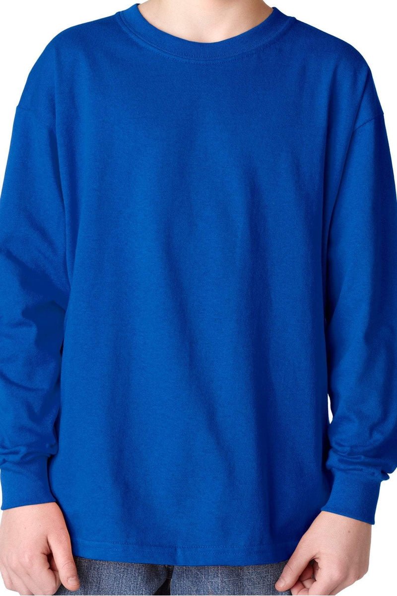 Gildan Youth Relaxed Long Sleeve Casual T-Shirt - Select Your Preferred Color