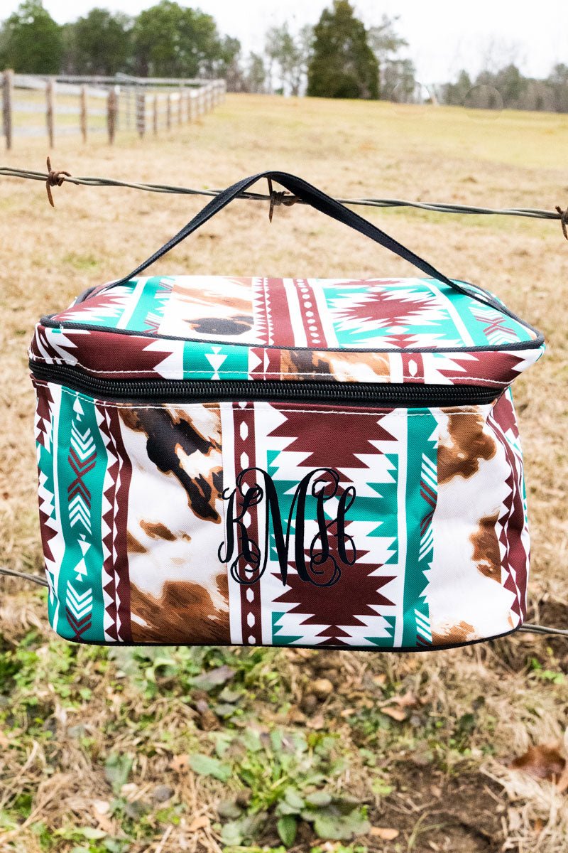 Stylish NGIL Highland Mesa Soft Canvas Train Case for Travel and Home