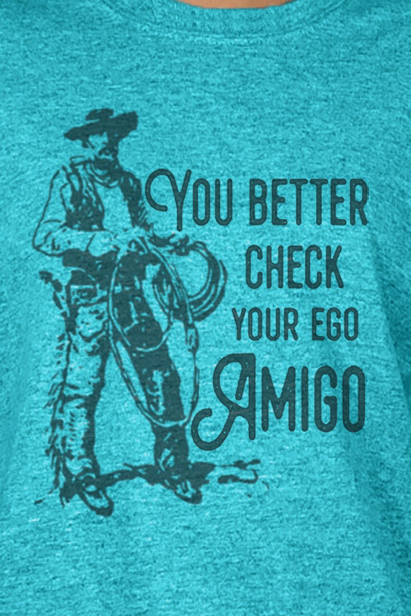 Adult Softstyle Ego Amigo Graphic T-Shirt with Vintage Look
