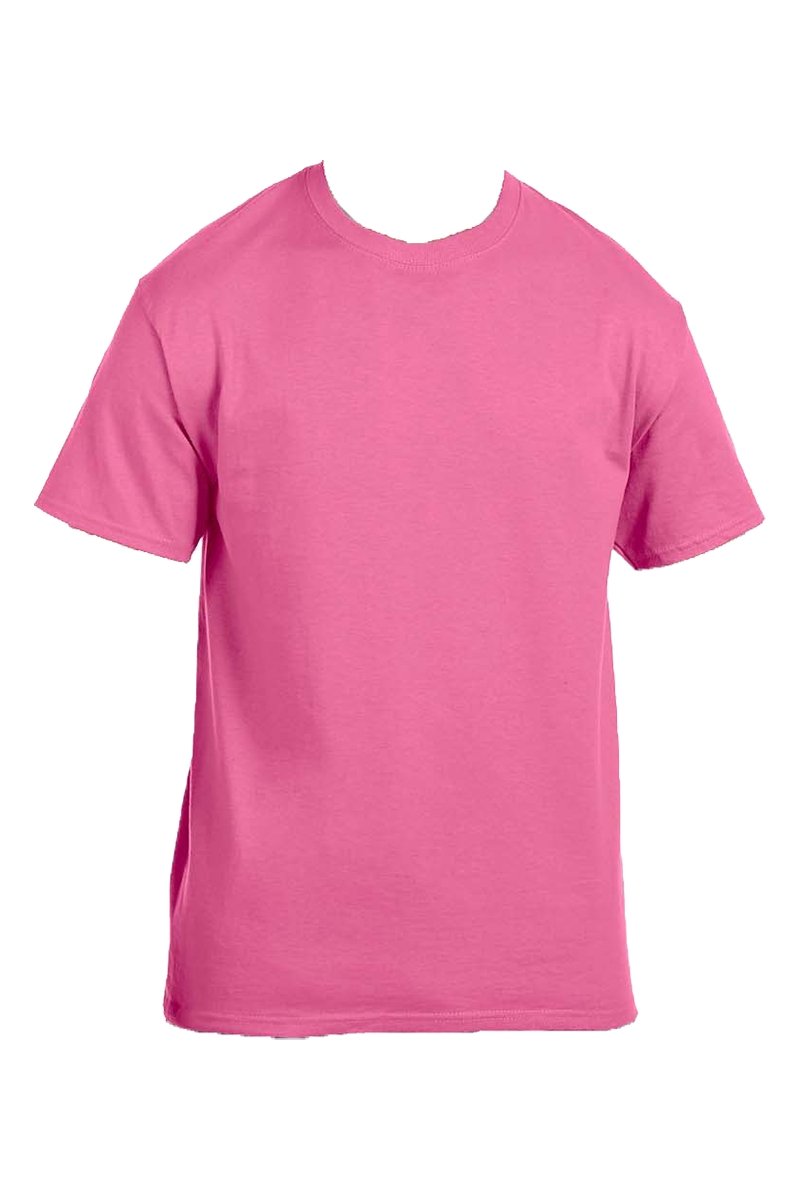 Moisture-Wicking 50/50 Cotton/Polyester Arched Leopard Print Short Sleeve Tee