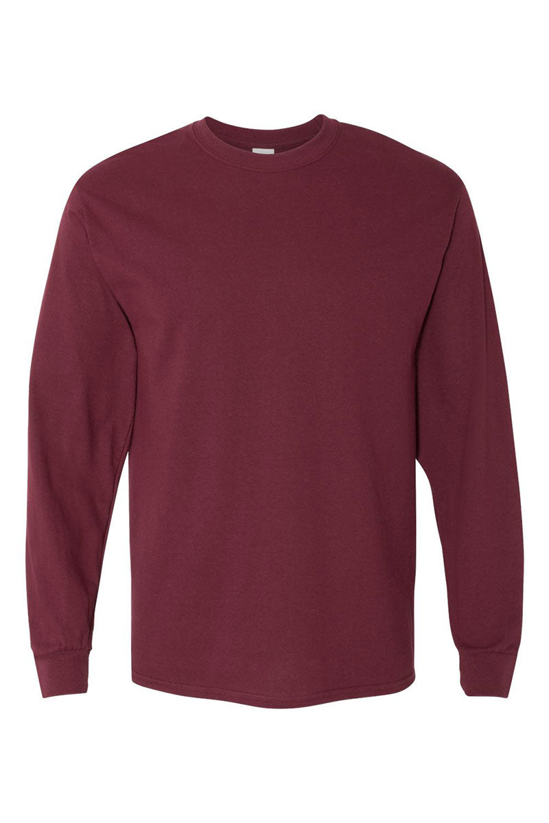 Adult Heavy Cotton Long Sleeve T-Shirt for Freezing Season