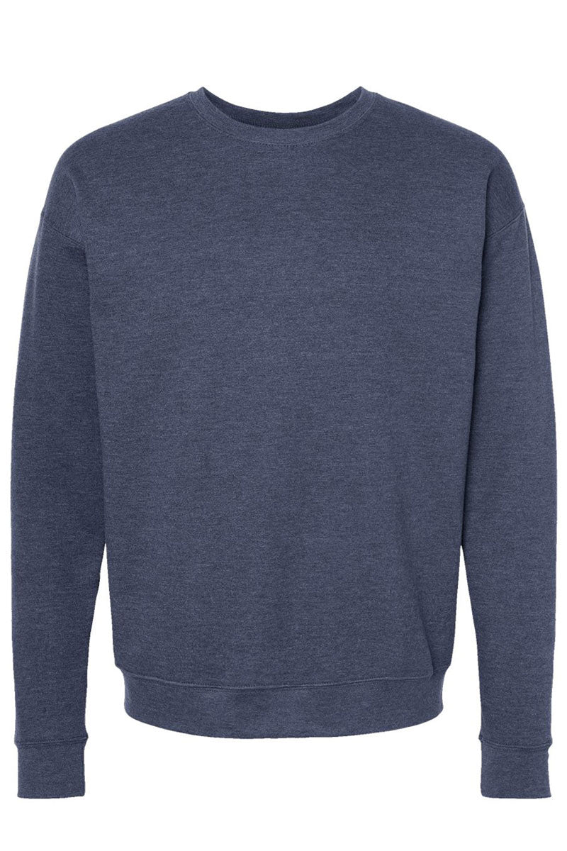 Unisex Auburn Textured Vinyl Soft Fleece Graphic Crewneck