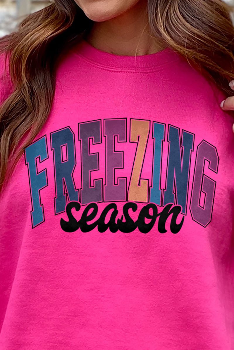 Heavyweight Crew Sweatshirt for the Freezing Season - Ideal for Casual Wear