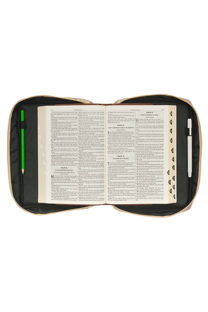 Incredible Grace Natural Canvas Large-sized Bible and Large Book Cover