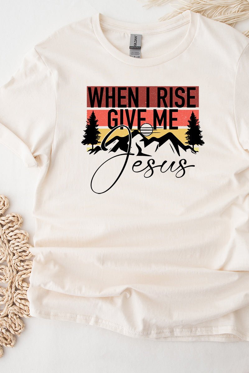 Relaxed-Fit Short Sleeve 'Give Me Jesus' Graphic T-Shirt