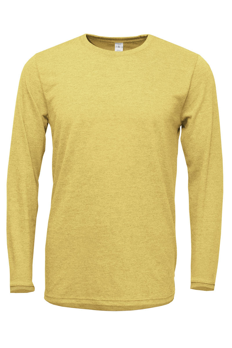 Adult Soft-Tek Blend Long Sleeve Graphic Tee - Santa's Fav for Teachers