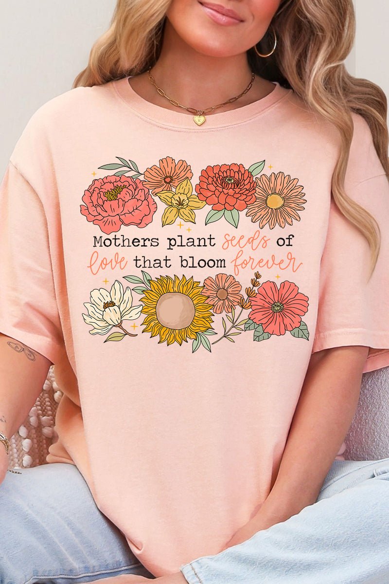 Adult Comfort Colors Ring-Spun Cotton Graphic T-Shirt with Seeds Of Love Design