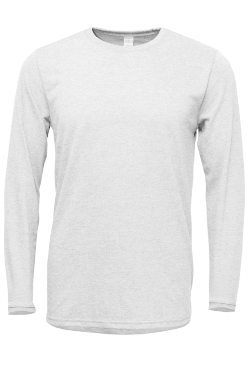 Adult Soft-Tek Blend Long Sleeve Graphic Tee - Santa's Fav for Teachers