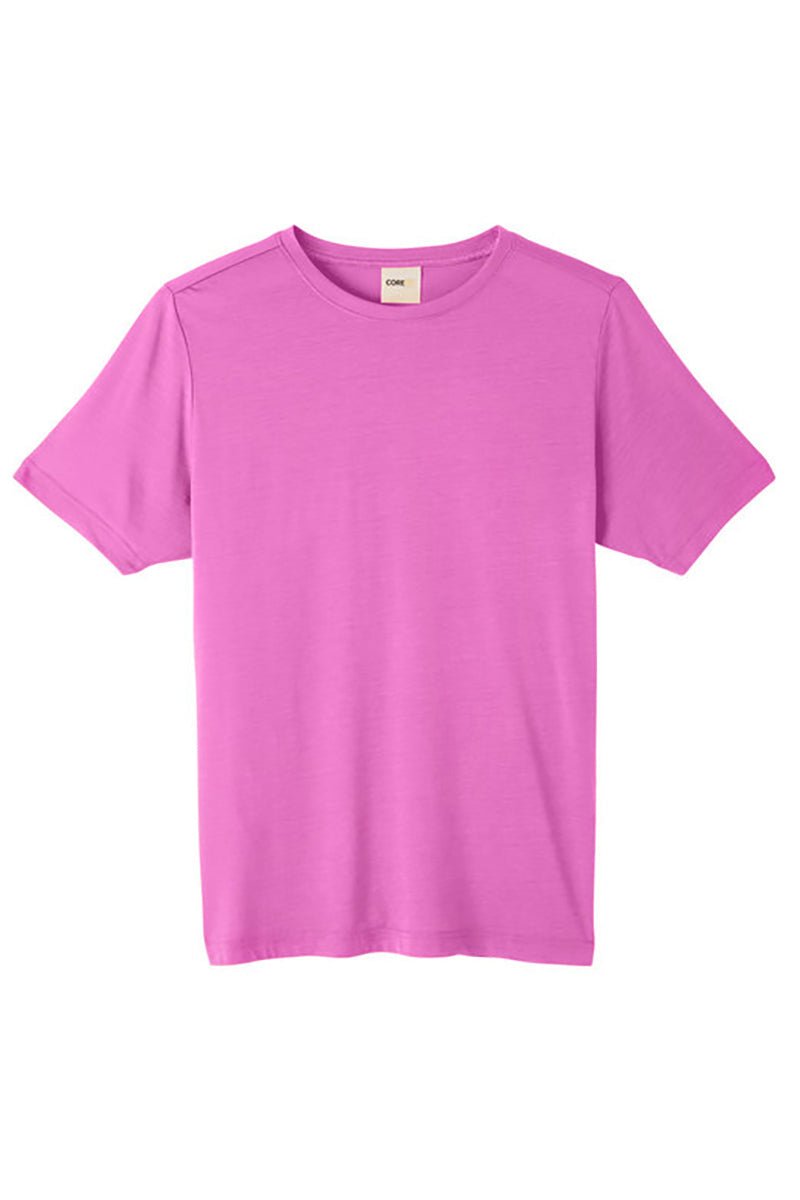 Adult Comfortable Fusion ChromaSoft Performance Short Sleeve T-Shirt with Good Vibes & Hayrides Graphic Print