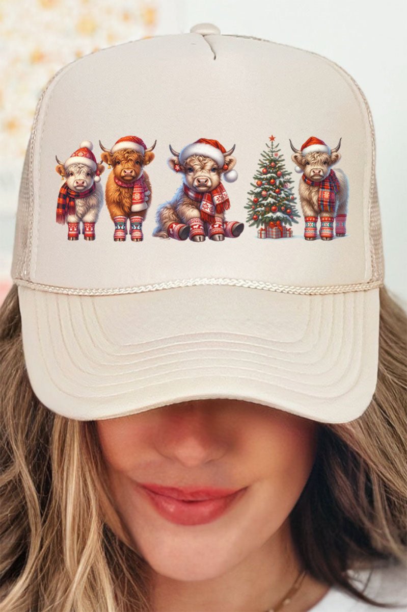 Otto Khaki Foam Front Trucker Hat by Highland Snow Friends - Stylish Design