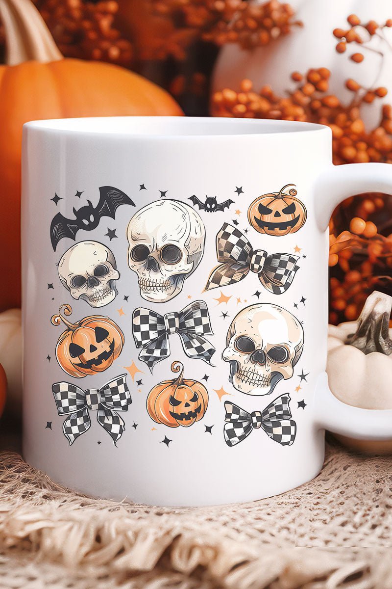 Spooky Haunting Design Ceramic Coffee Mug for Beverage Sipping and Gifting
