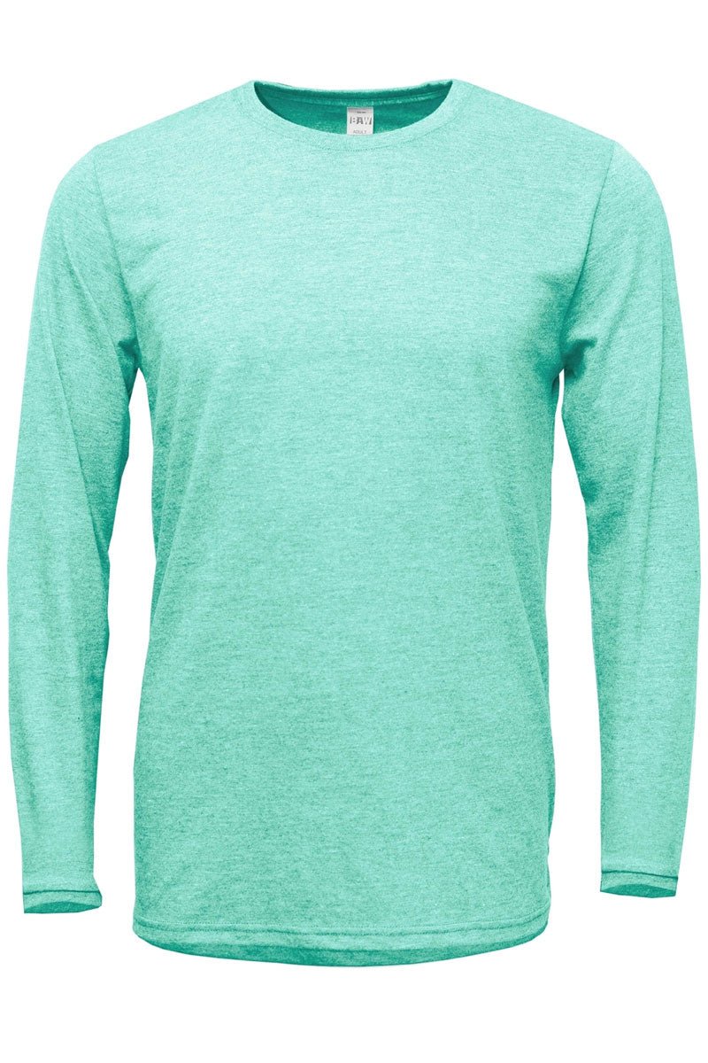Adult Soft-Tek Blend Long Sleeve Graphic Tee - Santa's Fav for Teachers
