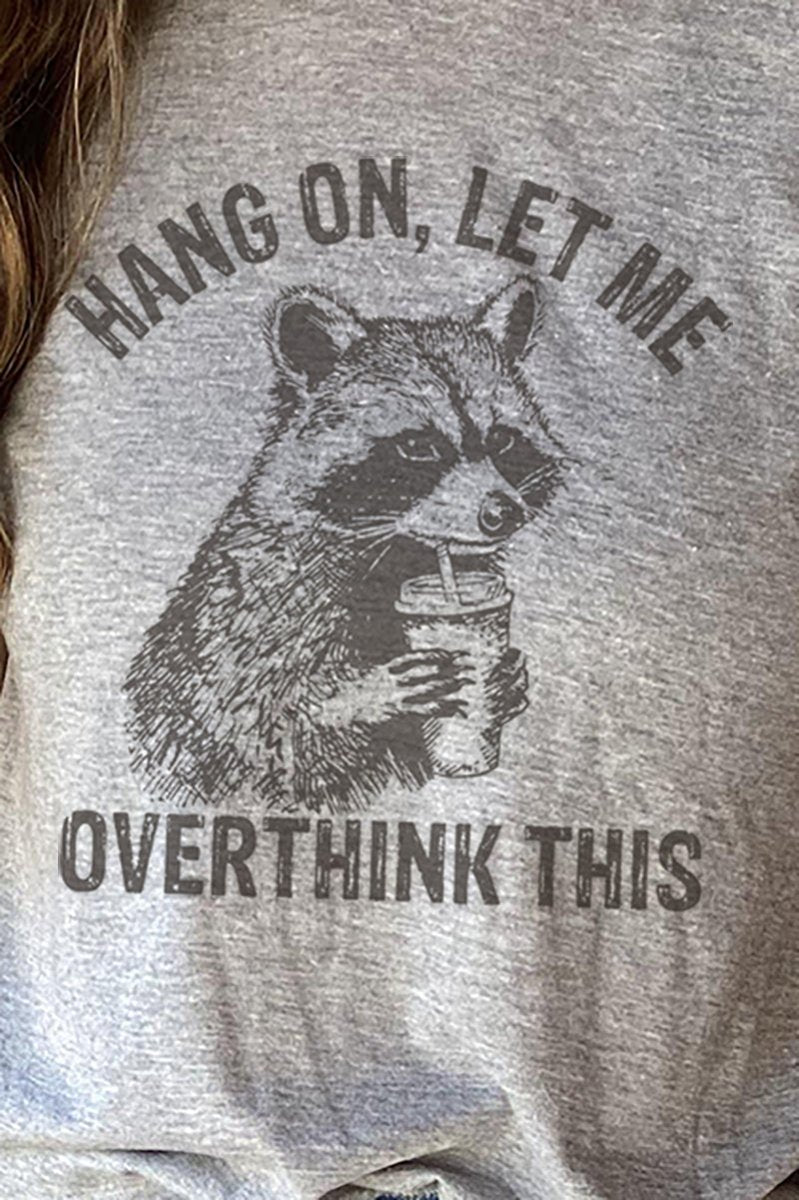 Unisex Poly-Rich Blend Graphic Tee for Overthinkers