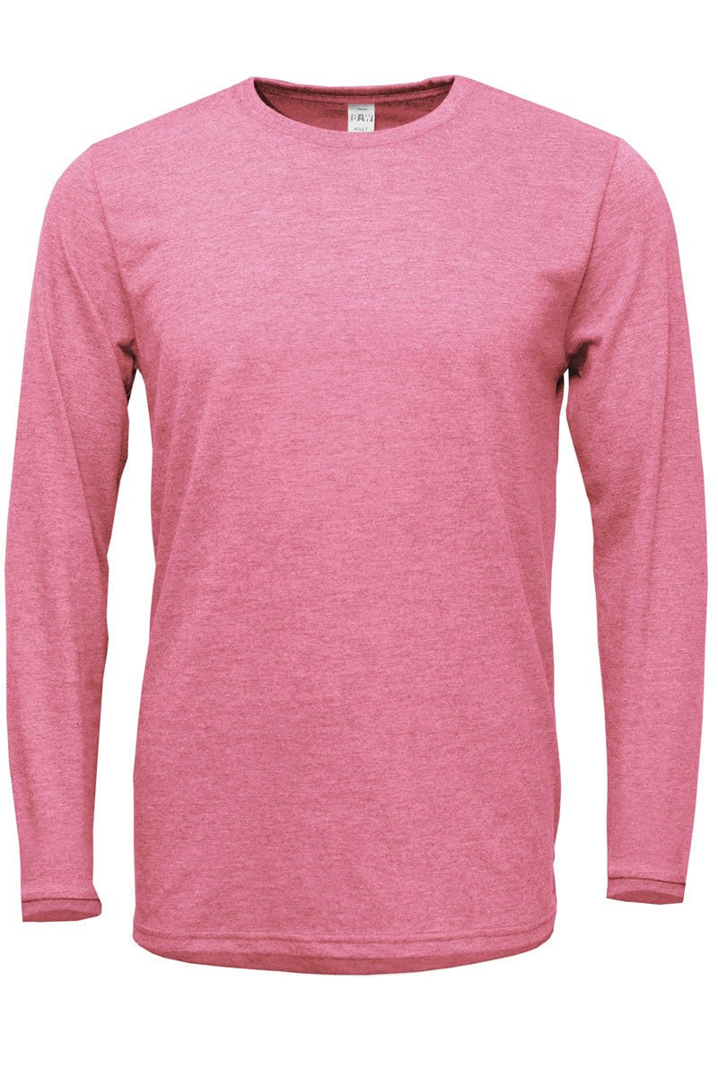 Adult Glitzy Christmas Tree Soft-Tek Blend Long Sleeve Graphic T-Shirt for the Holiday Season