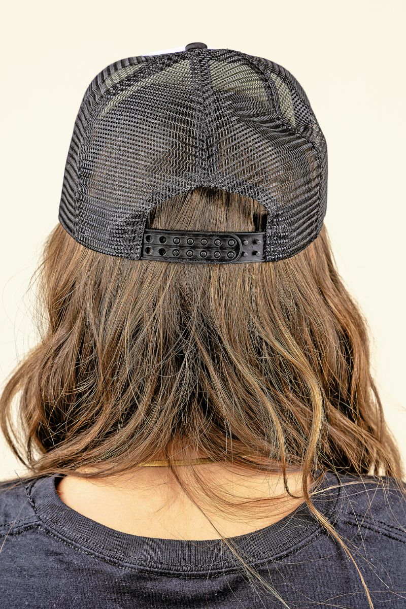 Stylish Customizable Foam Mesh Back Trucker Cap: God's Children Not For Sale Design