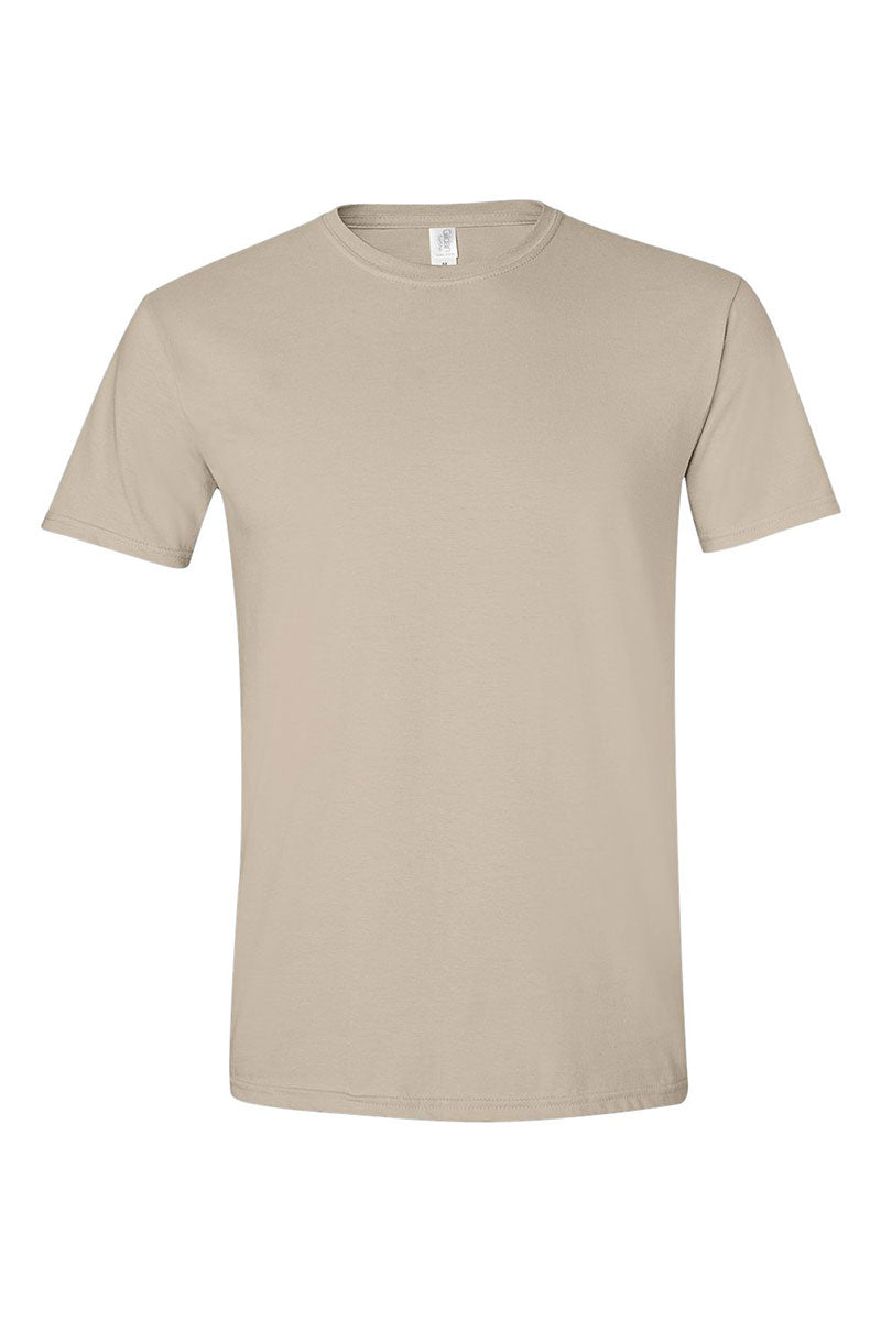 Adult Softstyle Graphic T-Shirt Featuring Highland Cow Bow Design