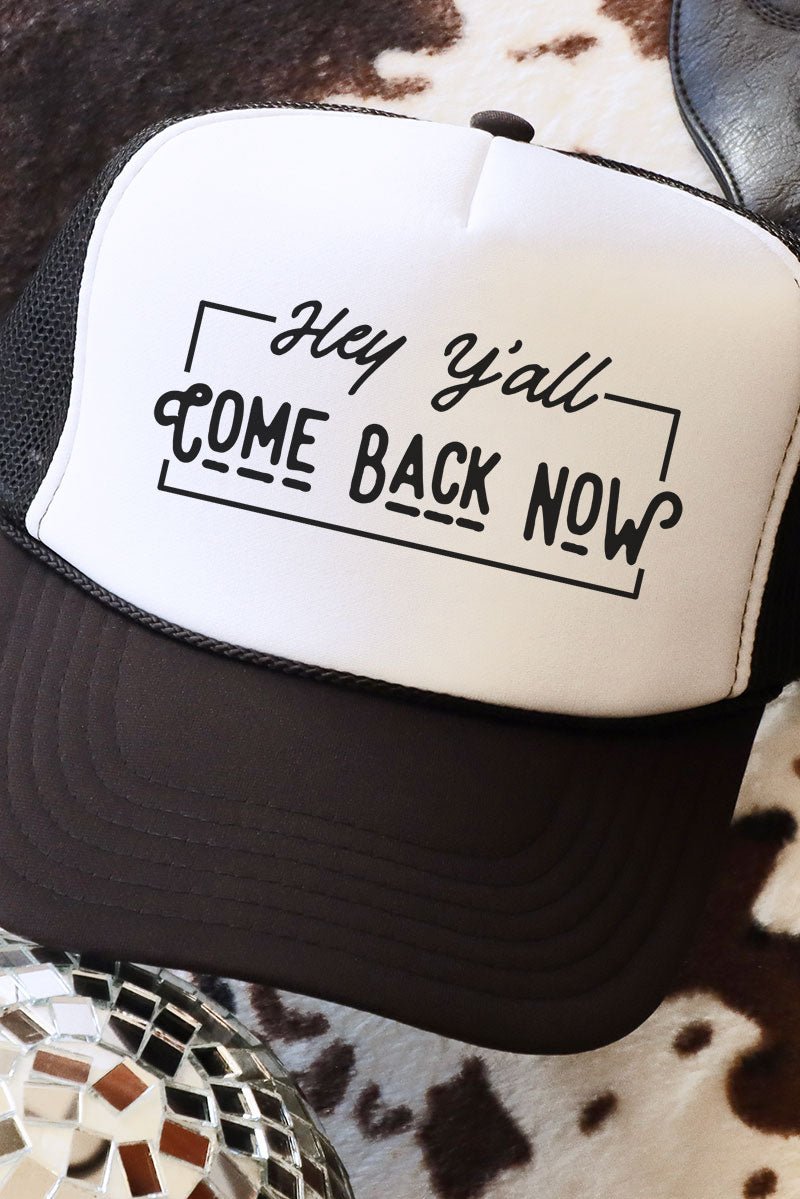 Cool Foam Mesh Back Trucker Cap with Fun Vinyl Design
