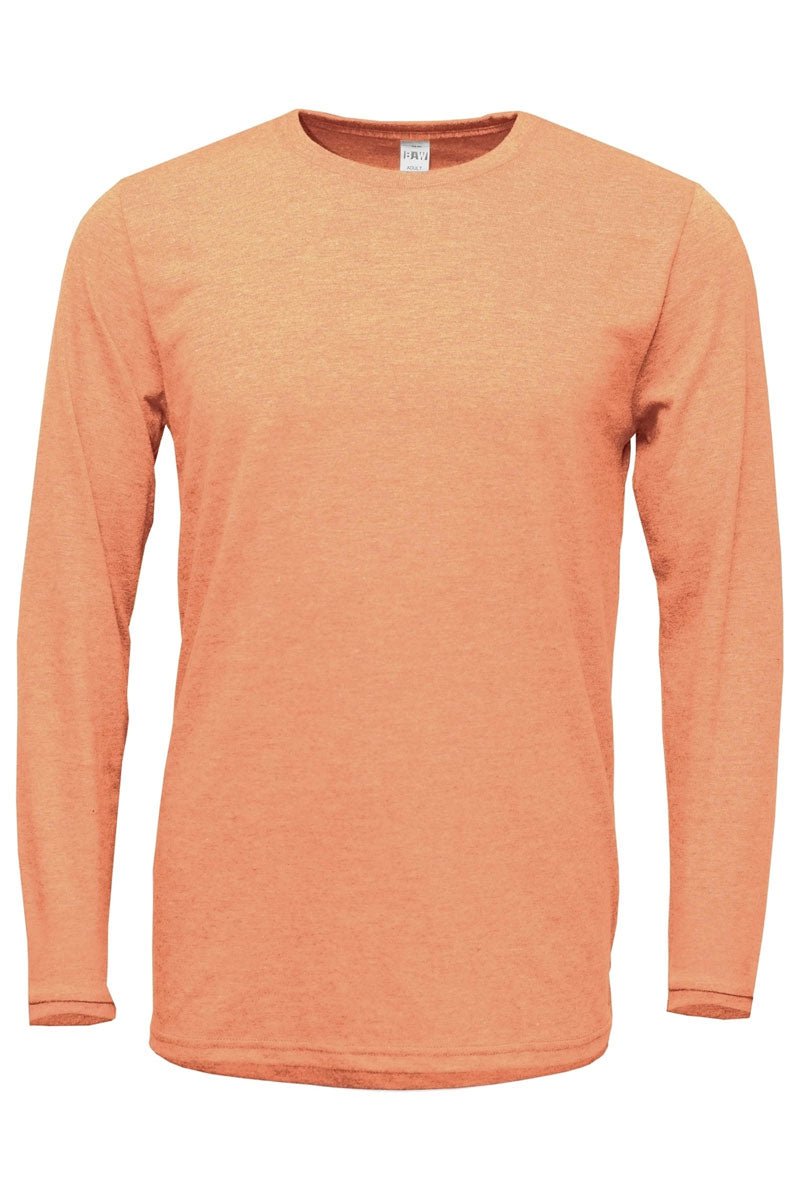 Adult Soft-Tek Blend Long Sleeve Graphic Tee - Santa's Fav for Teachers