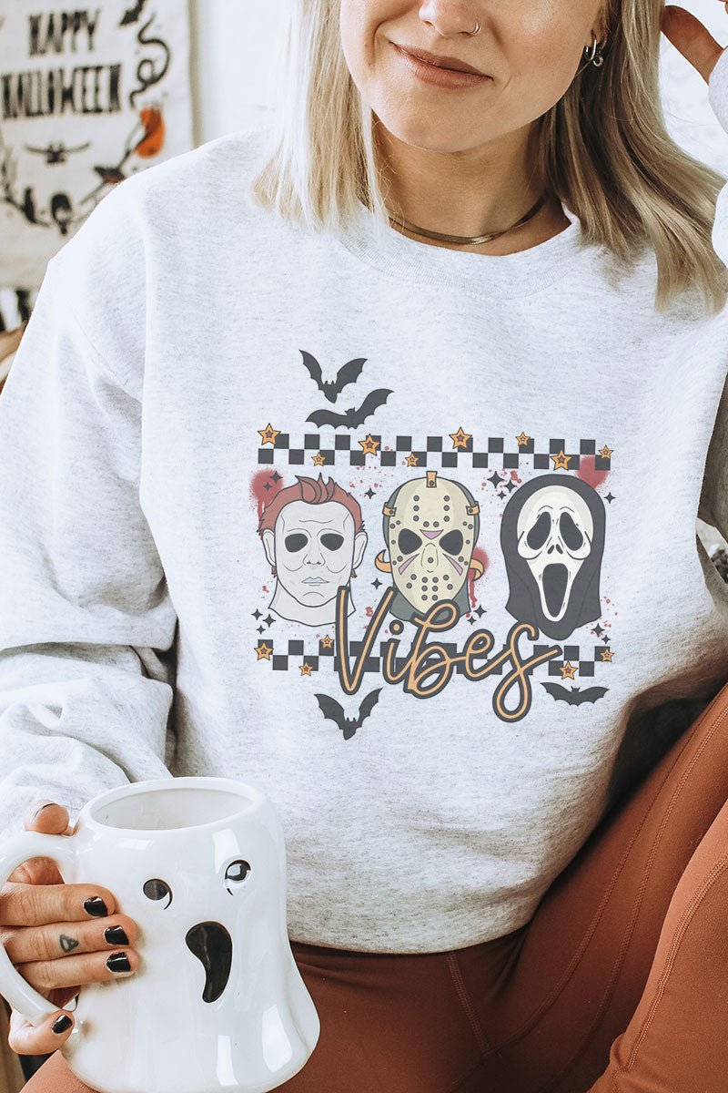 Unisex NuBlend Crew Sweatshirt with Spooky and Scary Aesthetic Vibes