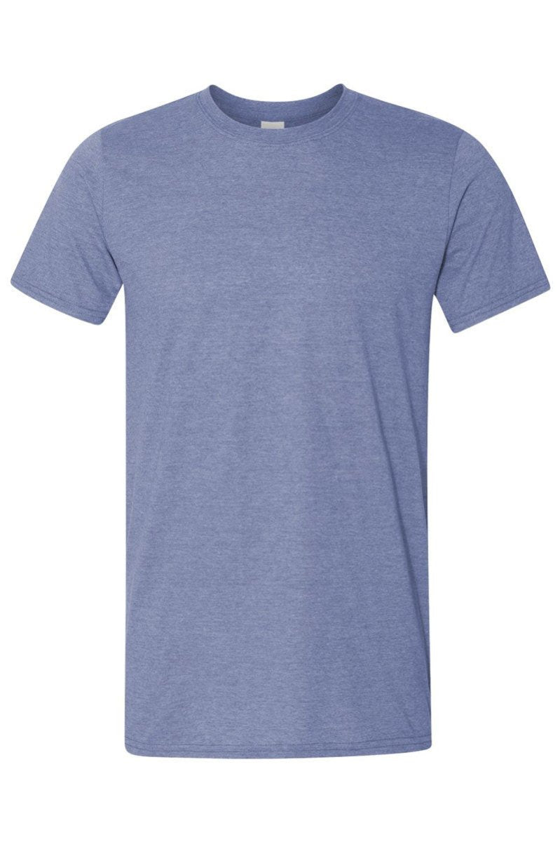 Adult Softstyle Graphic T-Shirt Featuring Highland Cow Bow Design