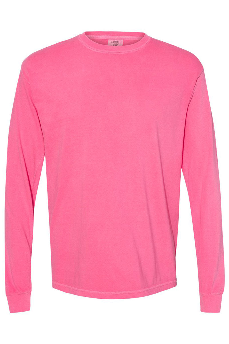 Pink and Purple Comfort Colors Long Sleeve Classic T-Shirt