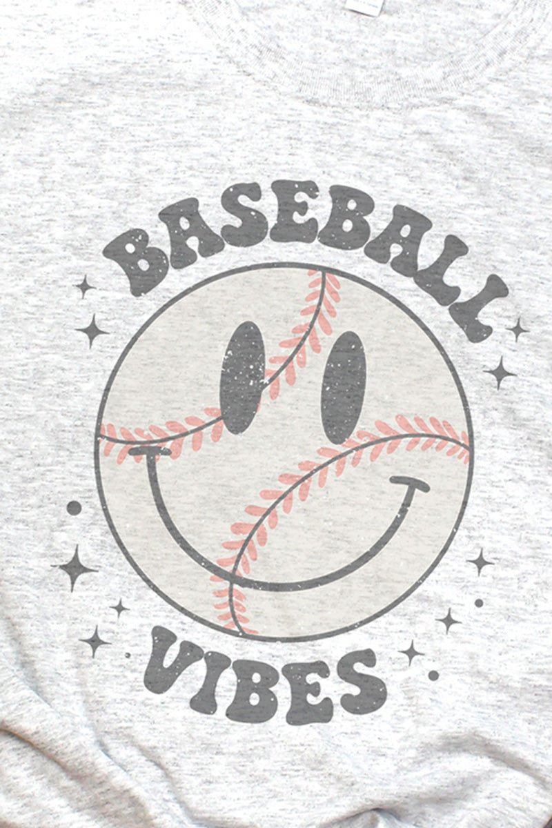 Joyful Visage Baseball - Inspired Moisture - Wicking 50/50 Cotton/Polyester Short - Sleeve T - Shirt