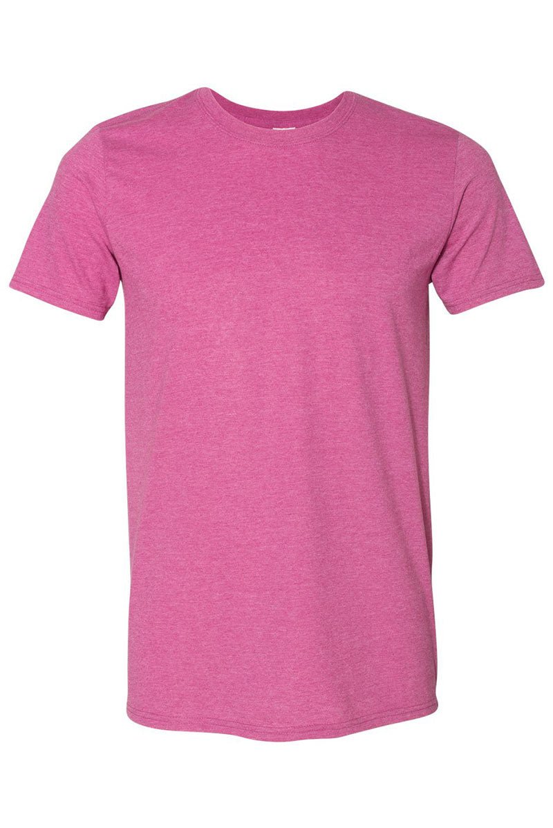 Adult Softstyle Graphic T-Shirt Featuring Highland Cow Bow Design