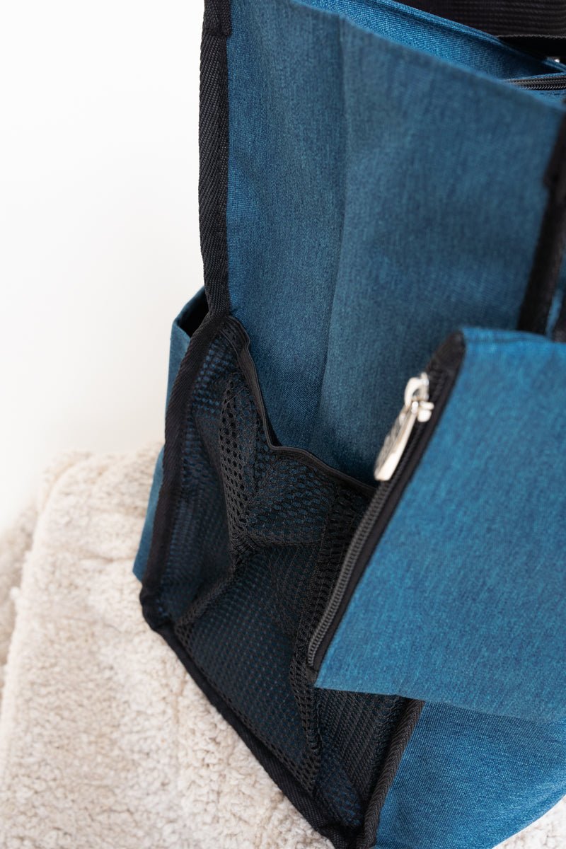 NGIL Medium Light Blue Organizer Tote - Ideal for All Your Essentials