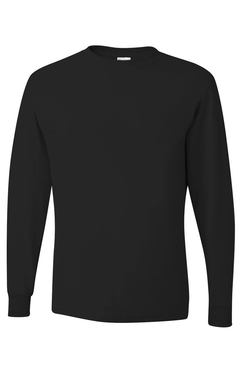 Unisex Dri-Power 50/50 Cotton/Polyester Long-Sleeve Moisture-Wicking Tee with 'Come In That Dug Out #BASEBALLMOMLIFE' Puff Vinyl Graphic