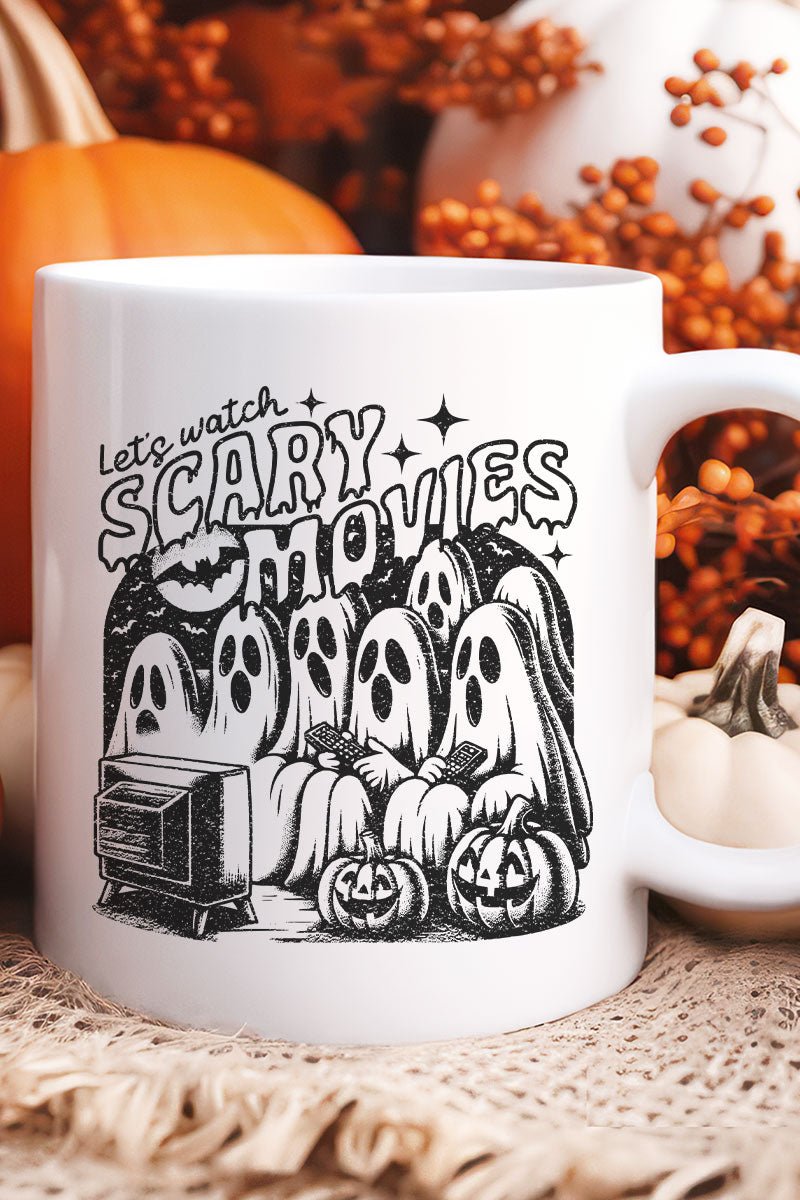 Spooky Movie Lover's Ceramic Sipping Mug