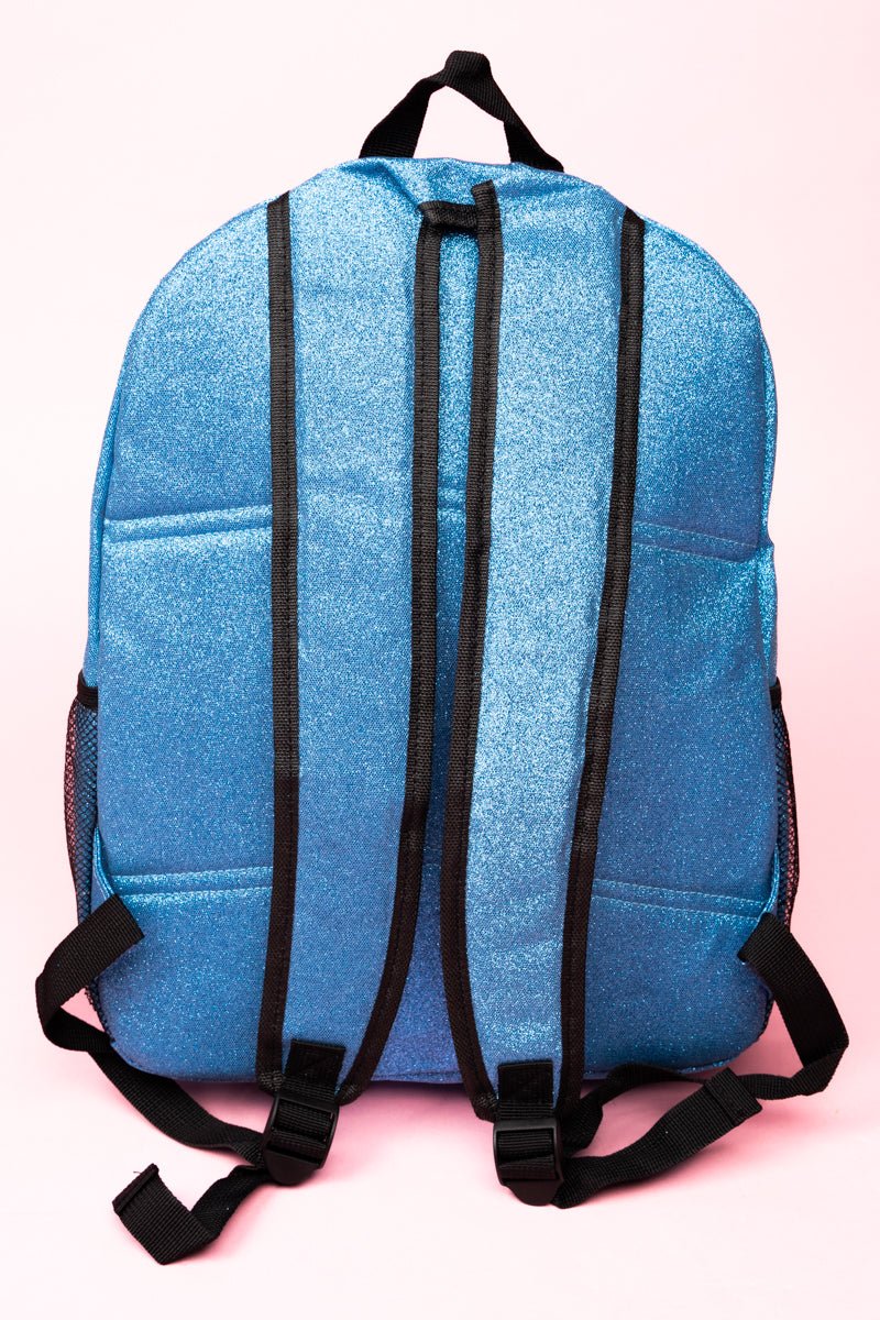 Stylish NGIL Turquoise Glittery Large Backpack for School