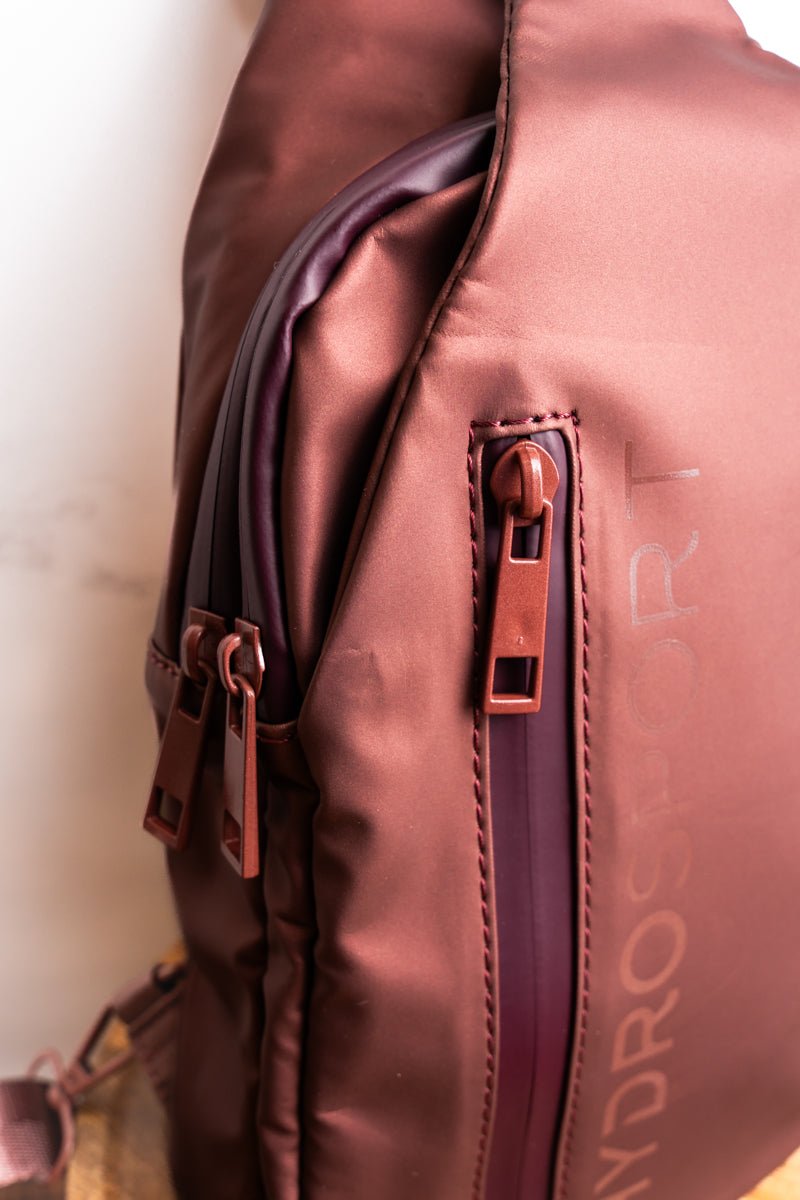 Copper All-Weather HydroSport Water-Resistant Sling Bag from Fitkicks Collection