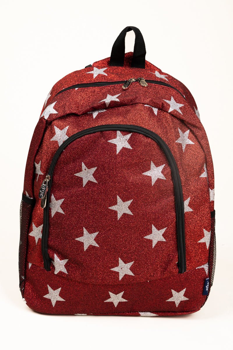 NGIL Red Glitzy and Glamorous Large School Backpack