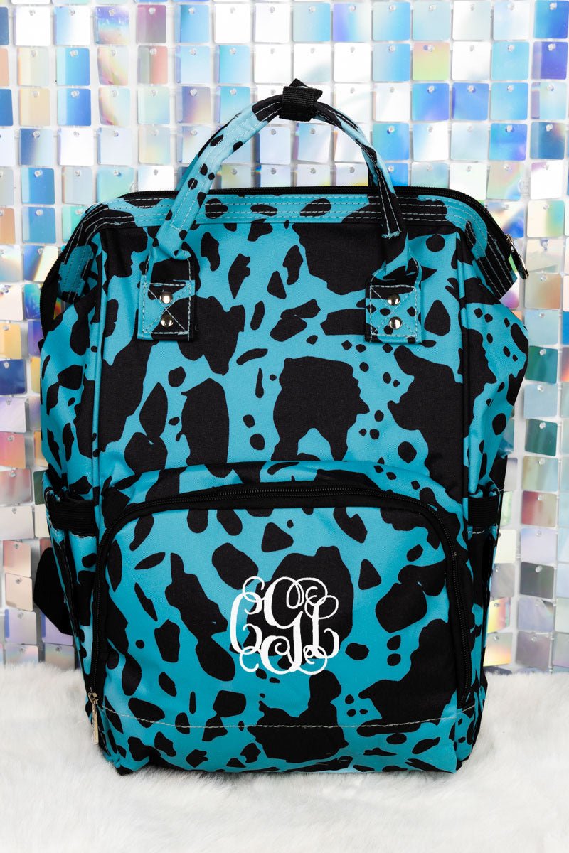 NGIL Stylish Turquoise Diaper Bag Backpack for Effortless Milkin' It