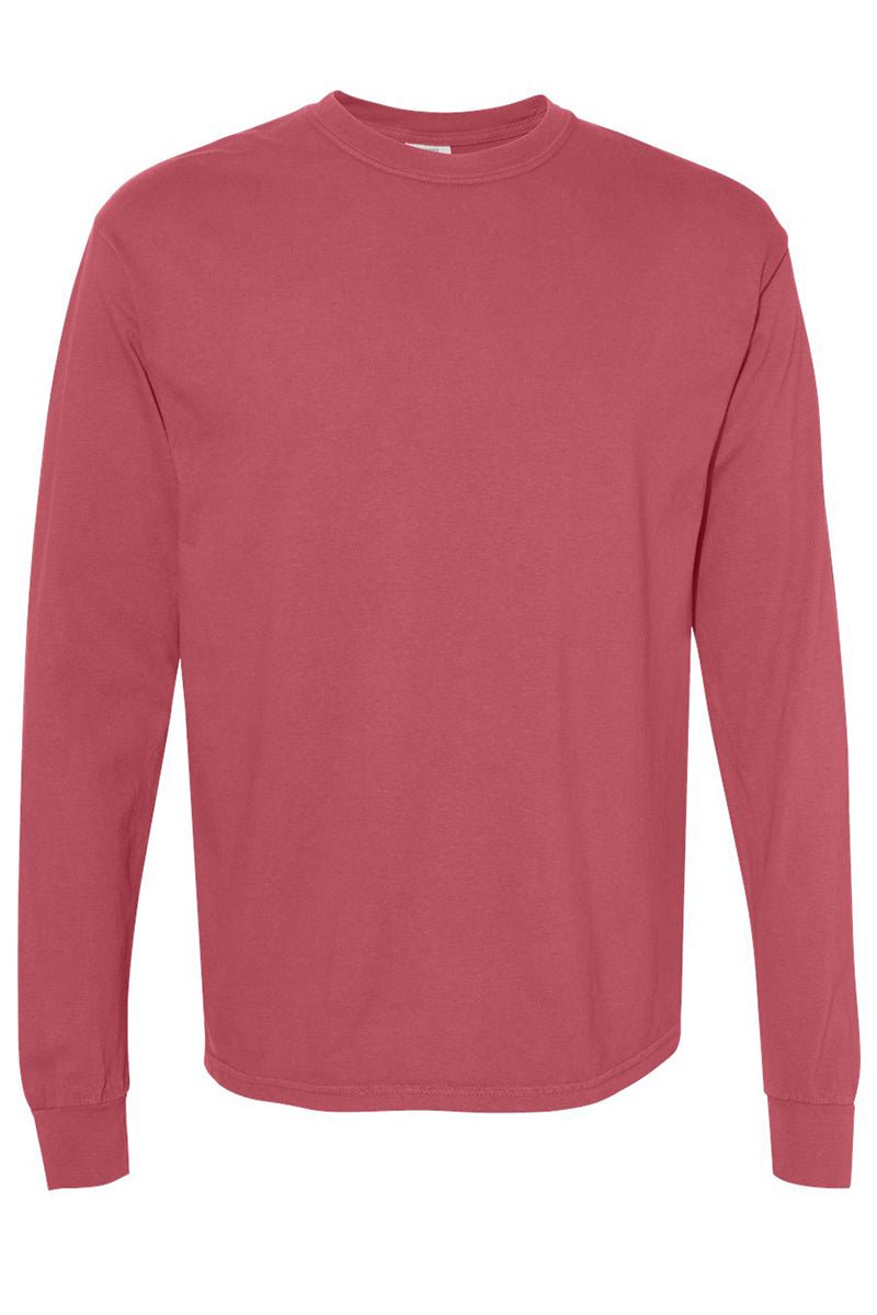 Comfort Colors Long Sleeve T-Shirt in Stunning Red/Orange Shades
