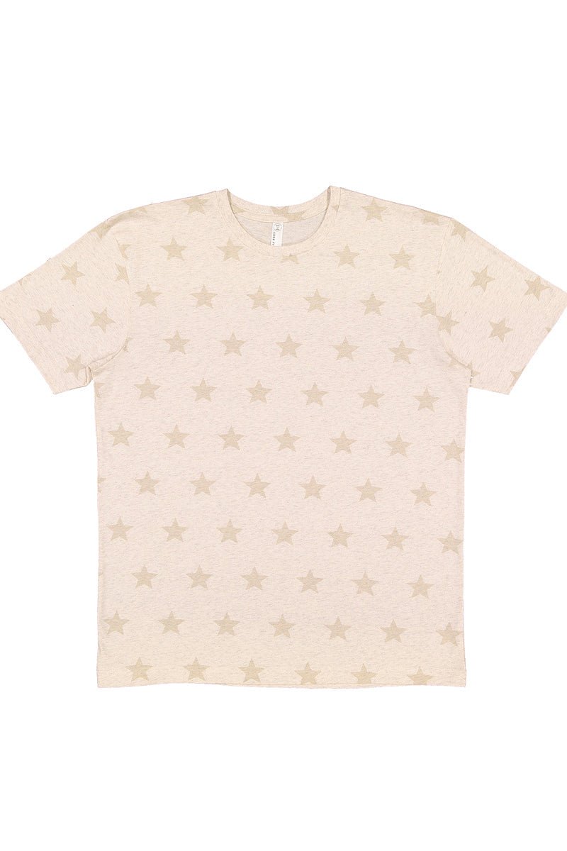 Unisex Five - Star Stars and Stripes Highland Cow Graphic T - Shirt