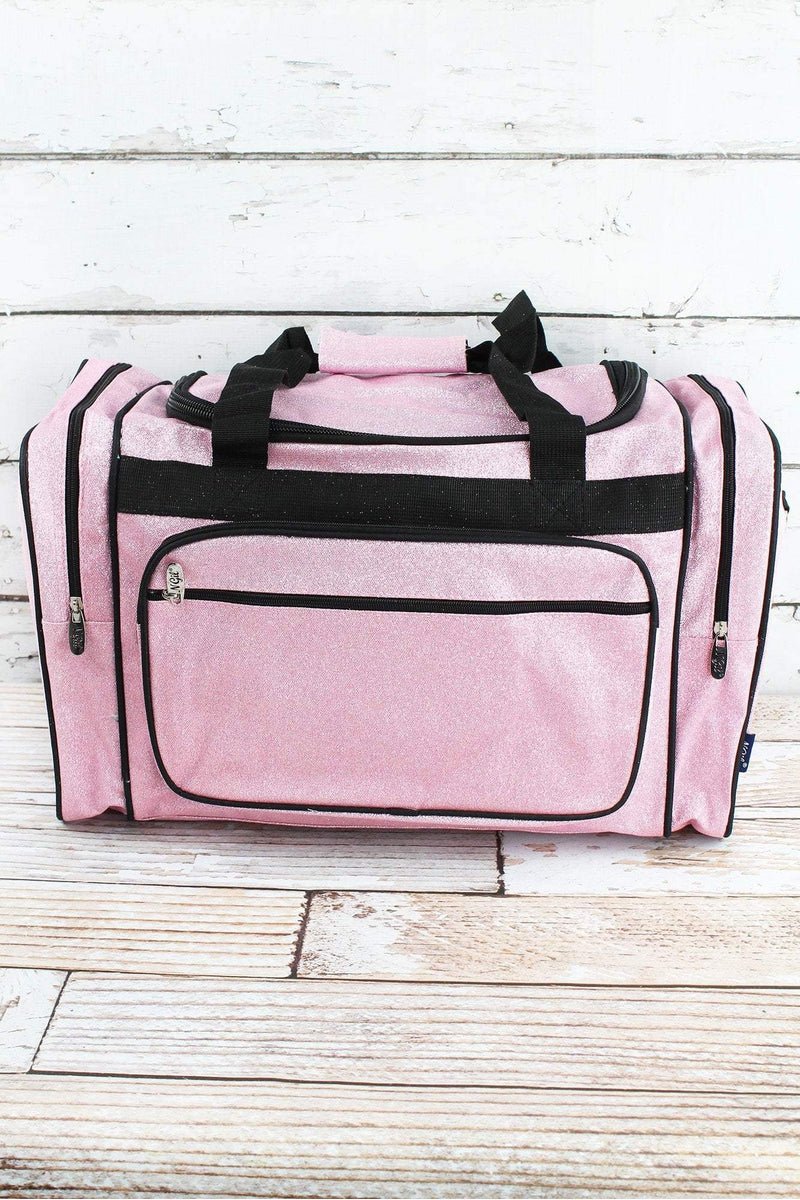 Stunning NGIL 20 Pink Glitz and Glam Duffle Bag for Short Trips