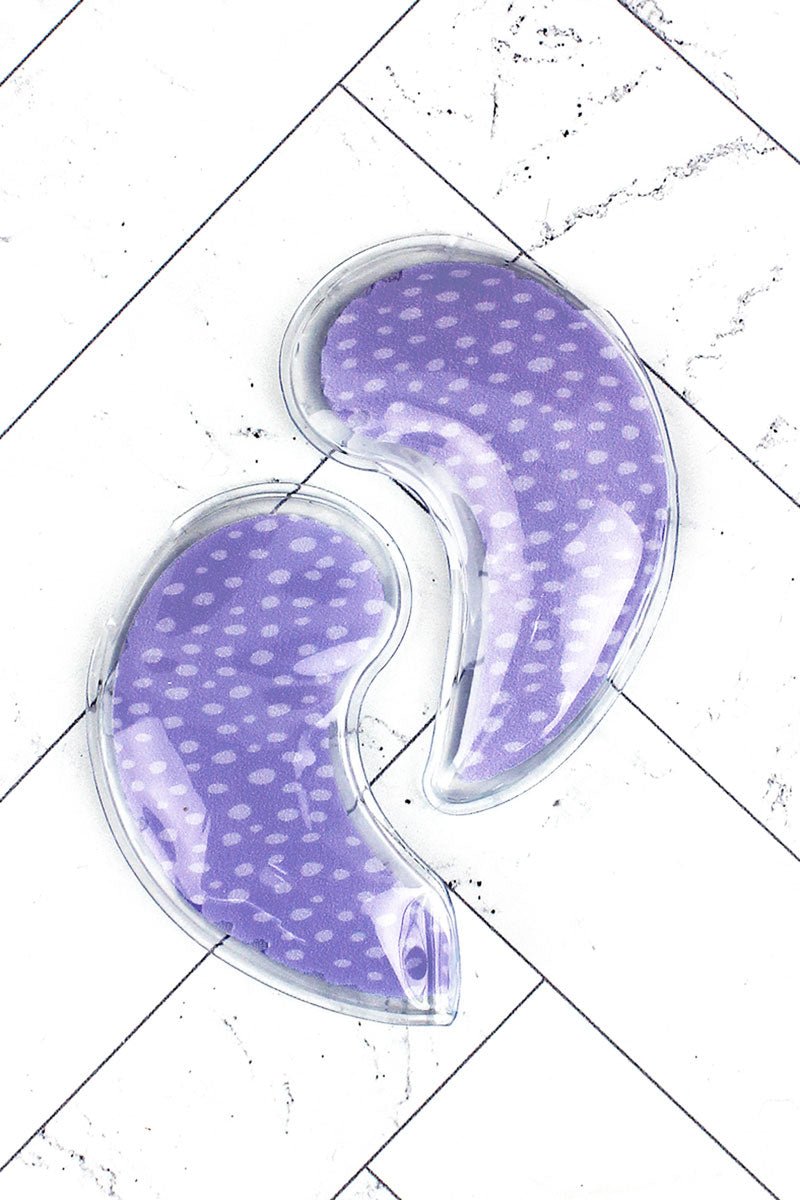 Lemon Lavender Soothing Gel Under - Eye Pads for Wake - Up Refresh