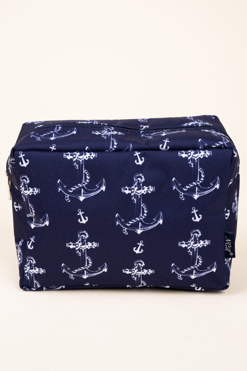 NGIL Nautical By Nature Stylish Padded Cosmetic Storage and Carrying Case