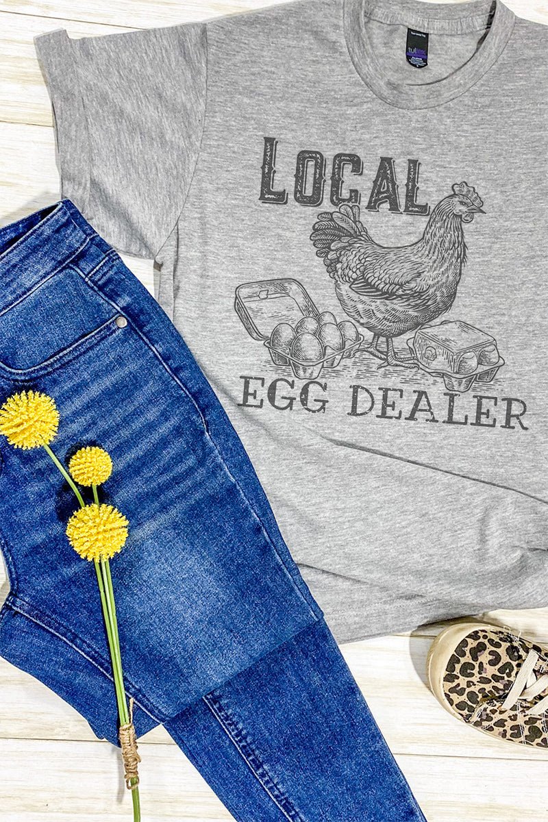 Unisex Polyester-Rich Blend Graphic T-Shirt from Local Egg Dealer