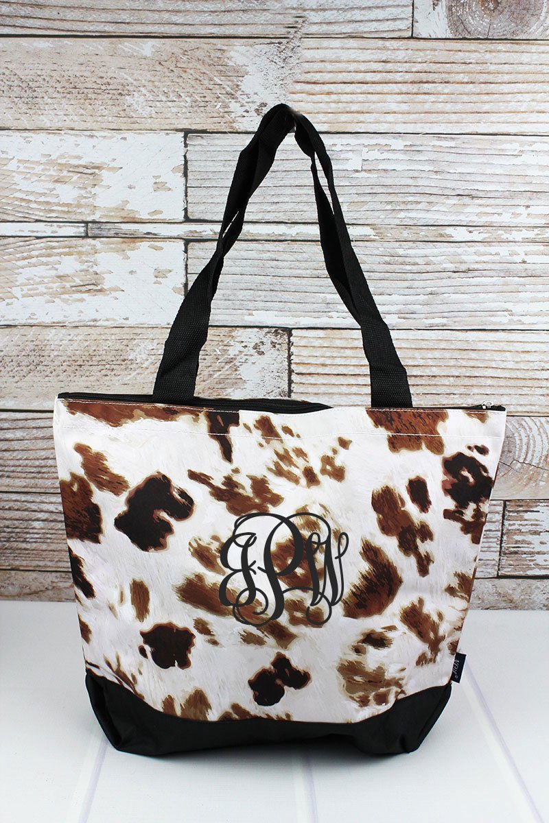 NGIL High - Quality Tote Bag with Black Trim for Beach, Day Trips and Everyday Use - Till The Cows Come Home