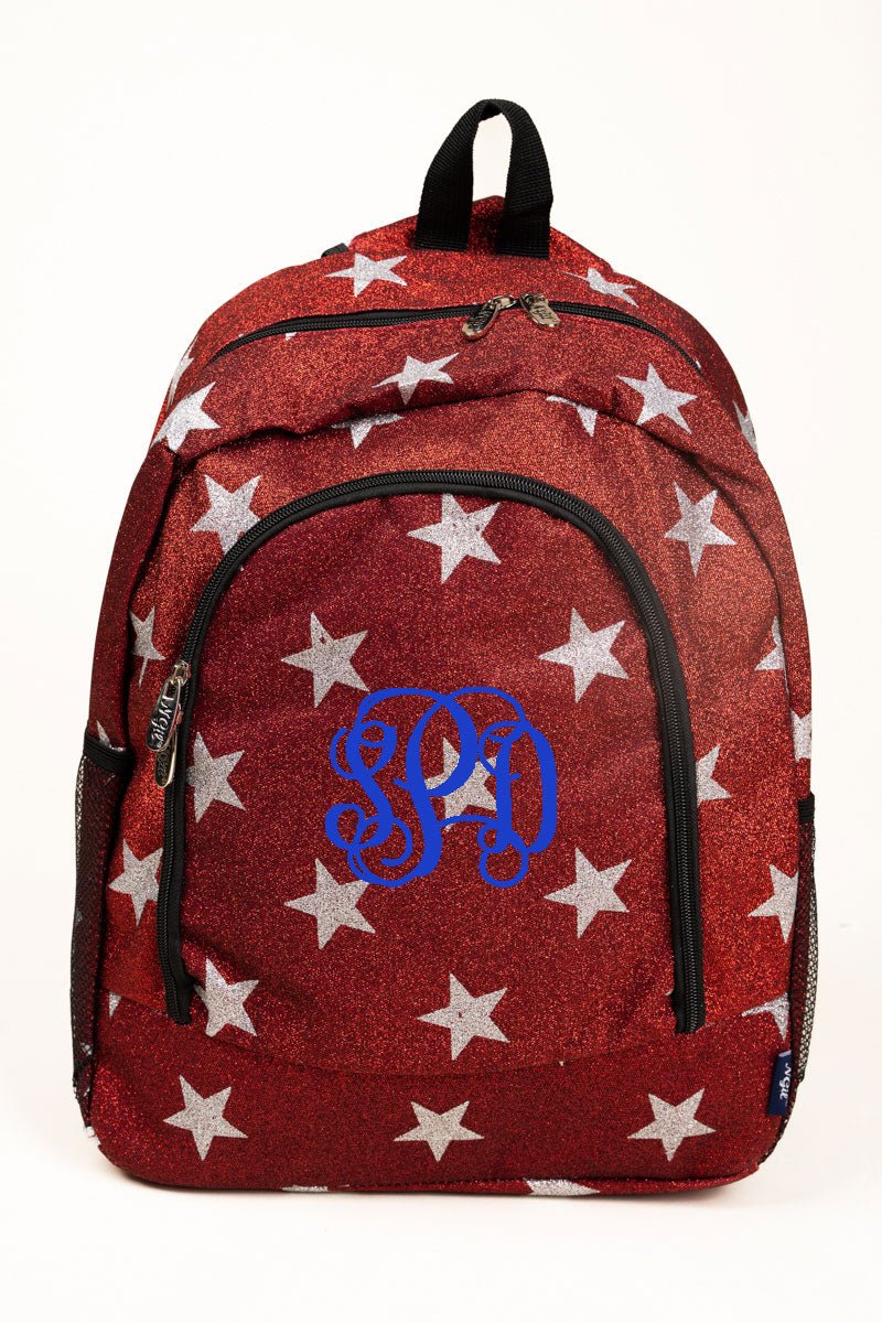 NGIL Red Glitzy and Glamorous Large School Backpack