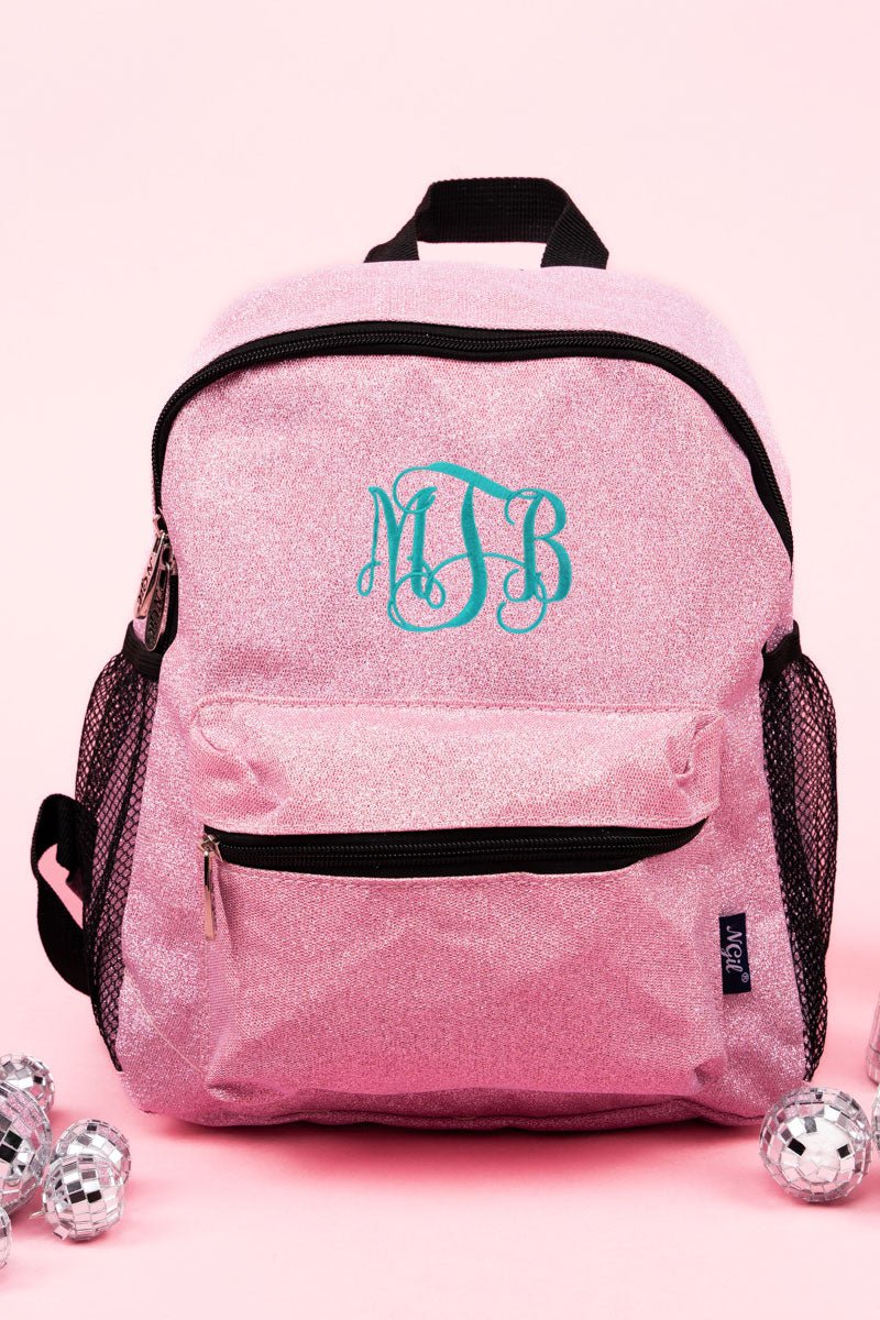 Stylish NGIL Pink Glitter Petite Lille Backpack for On - the - Go