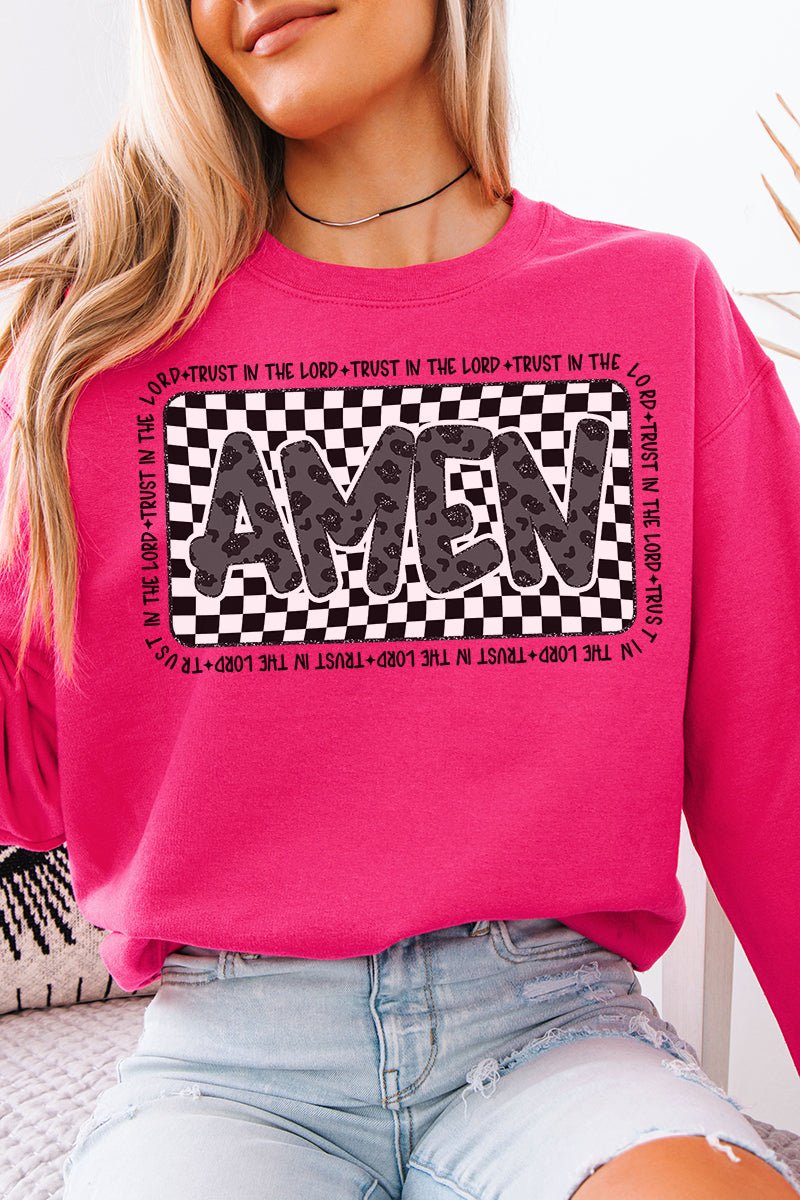 Unisex Leopard Print NuBlend Crew Neck Sweatshirt for Ultimate Comfort