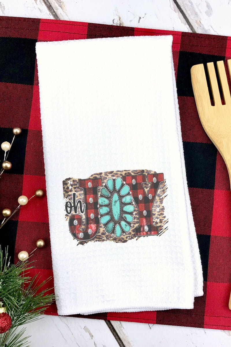 Oh Joy Turquoise-colored Waffle-patterned Kitchen Tea Towel for Home Use
