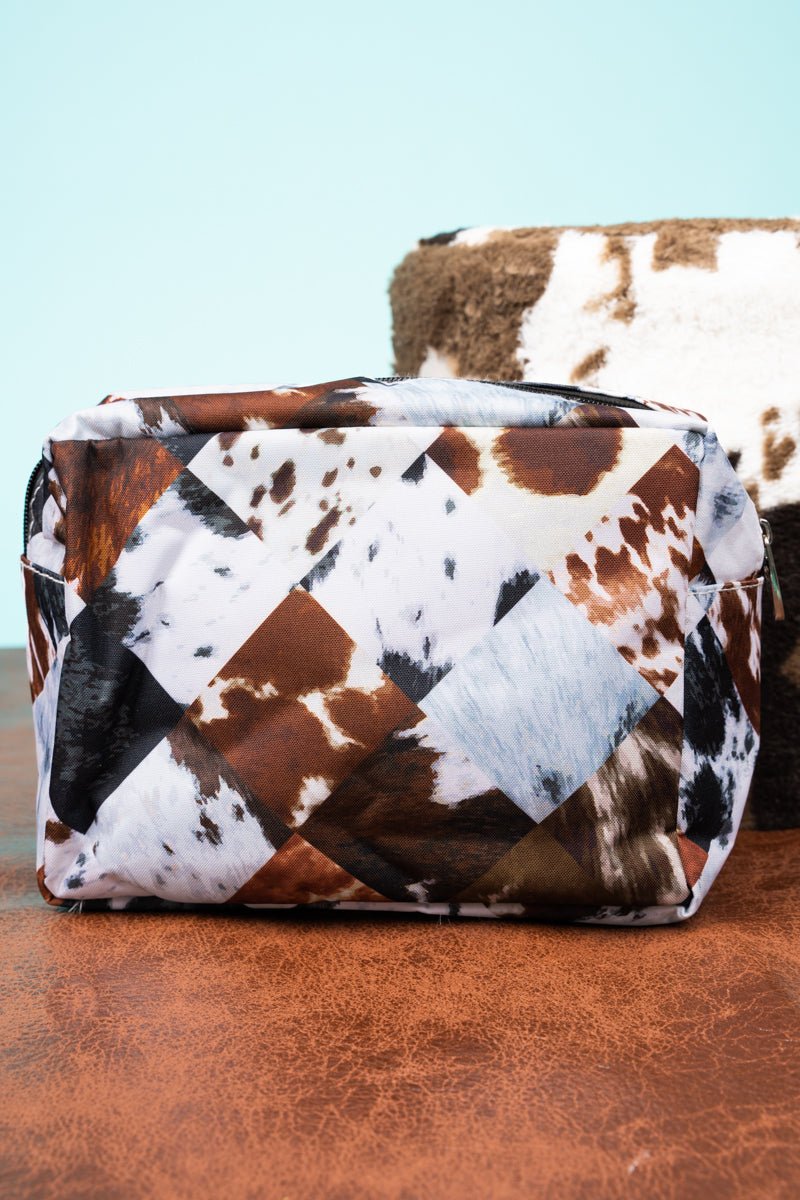 Stylish NGIL Padded Patchwork Patsy Cosmetic Storage Case