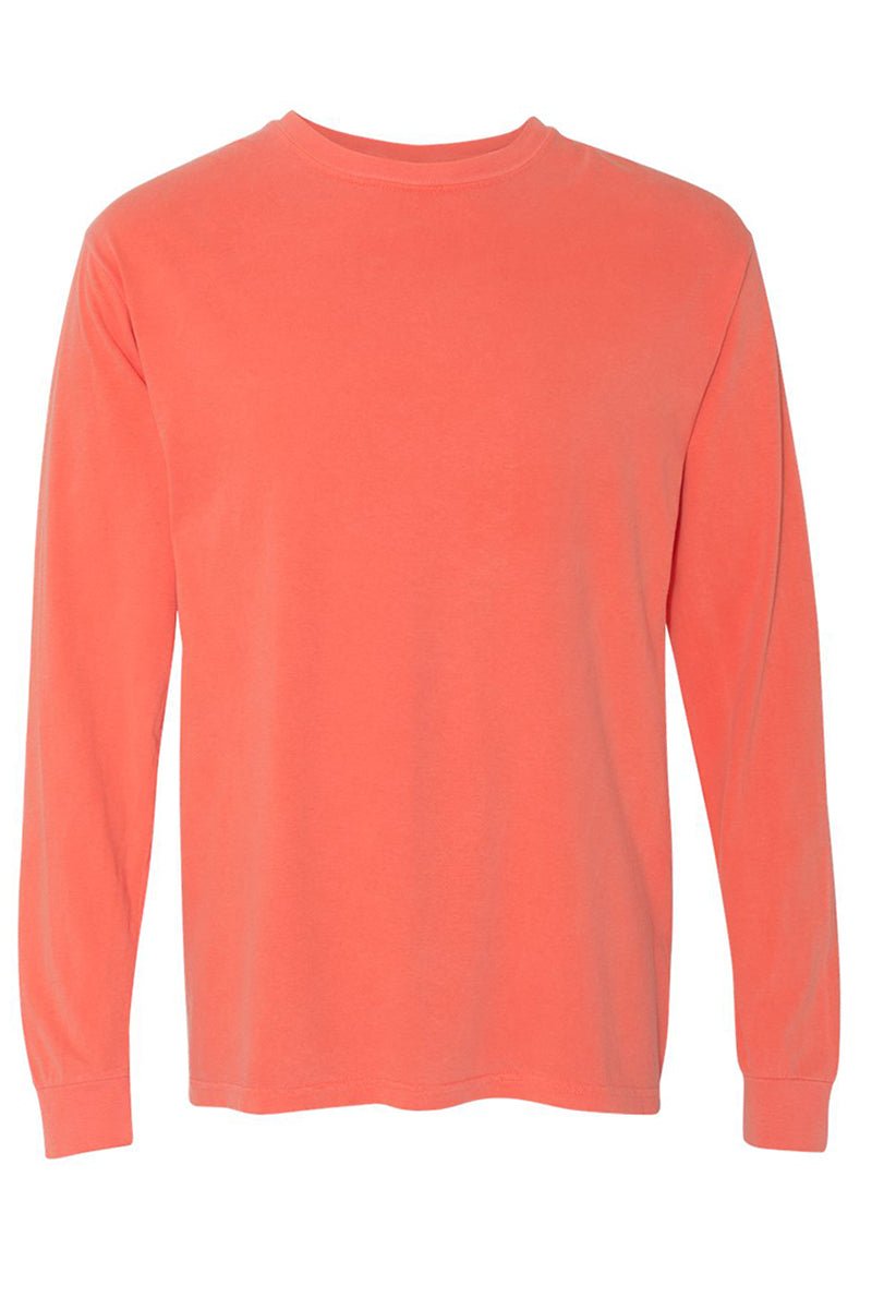 Comfort Colors Long Sleeve T-Shirt in Stunning Red/Orange Shades