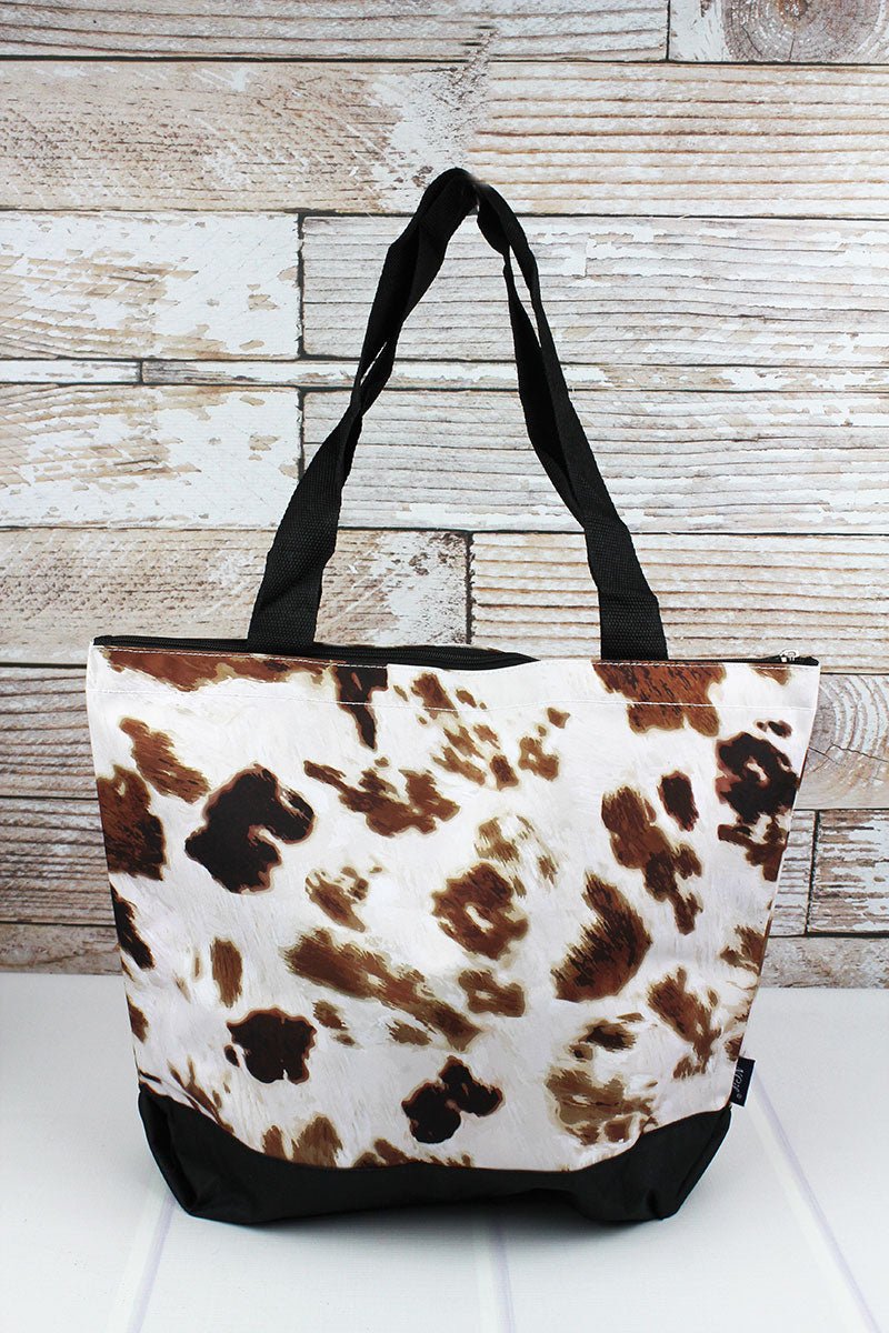 NGIL High - Quality Tote Bag with Black Trim for Beach, Day Trips and Everyday Use - Till The Cows Come Home