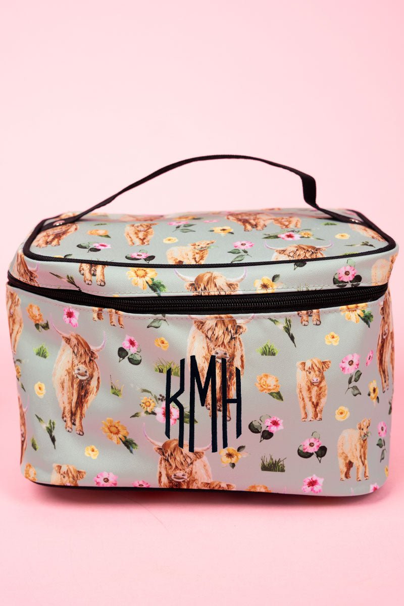 Stylish and Functional NGIL Moovelous Meadow Travel Train Case for Toiletries and Beauty Items